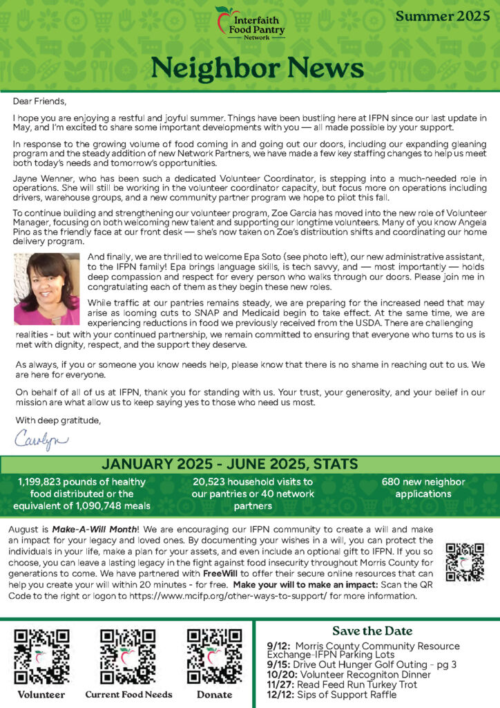 2025 Summer/Fall Newsletter